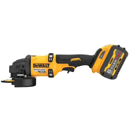 ESMERILHADEIRA 4.1/2 5 60V 2 BATERIAS 6Ah 220V DCG418T2-B2 DEWALT