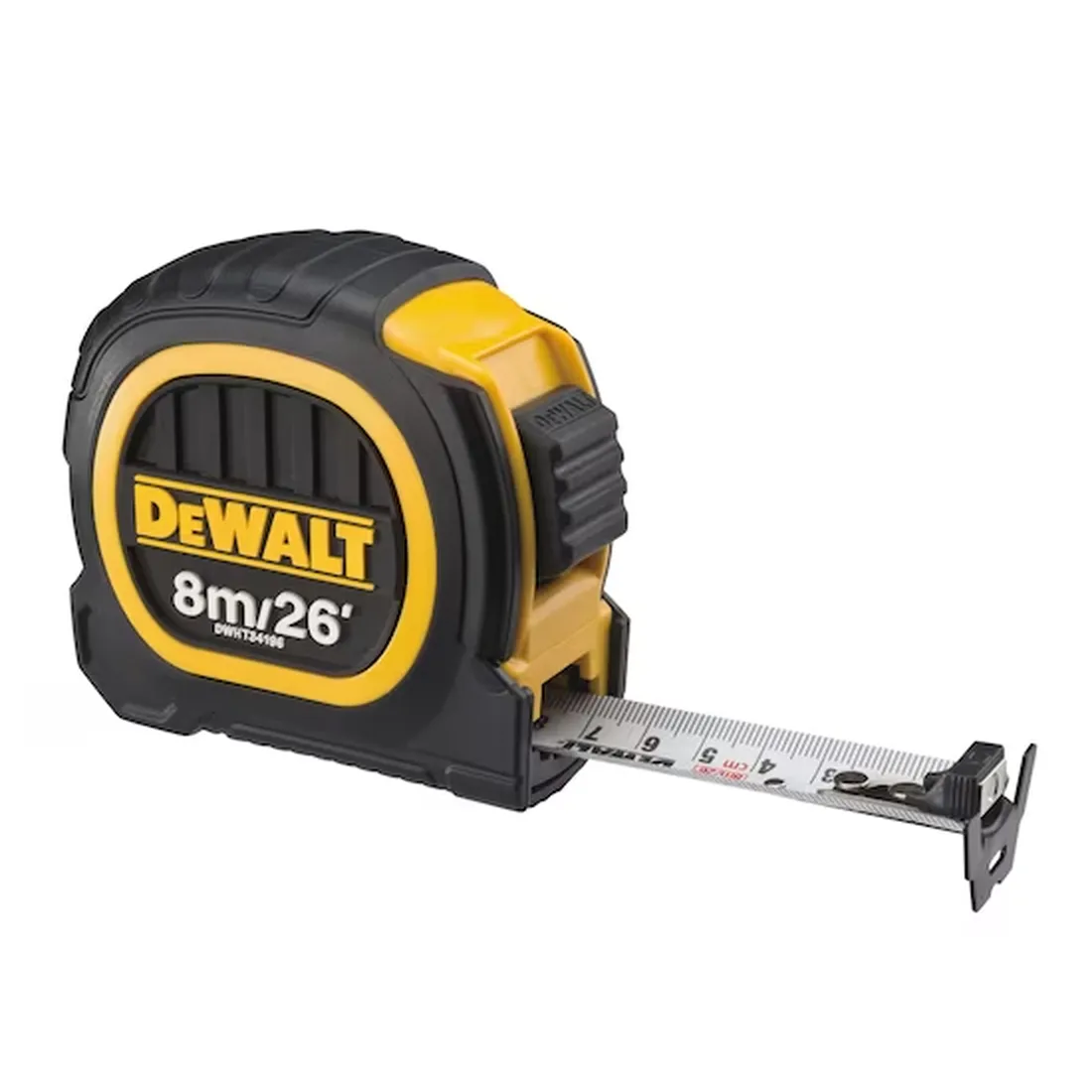 Trena Emborrachada DUO 8M/26' X 25mm DWHT34196L - Dewalt