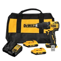 Kit Parafusadeira/Furadeira ATOMIC 1/2'' 20V MAX* Ion  c/ Carregador/2 Baterias 2.0Ah/Bolsa DCD709D2-BR - DEWALT - imagem 1