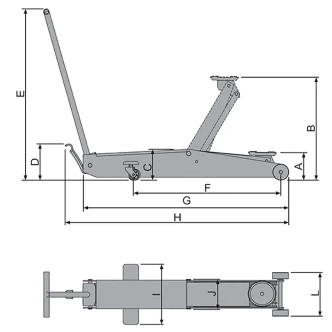 Macaco Hidraúlico Jacaré 3T. Longo Bovenau J3200 - imagem 4