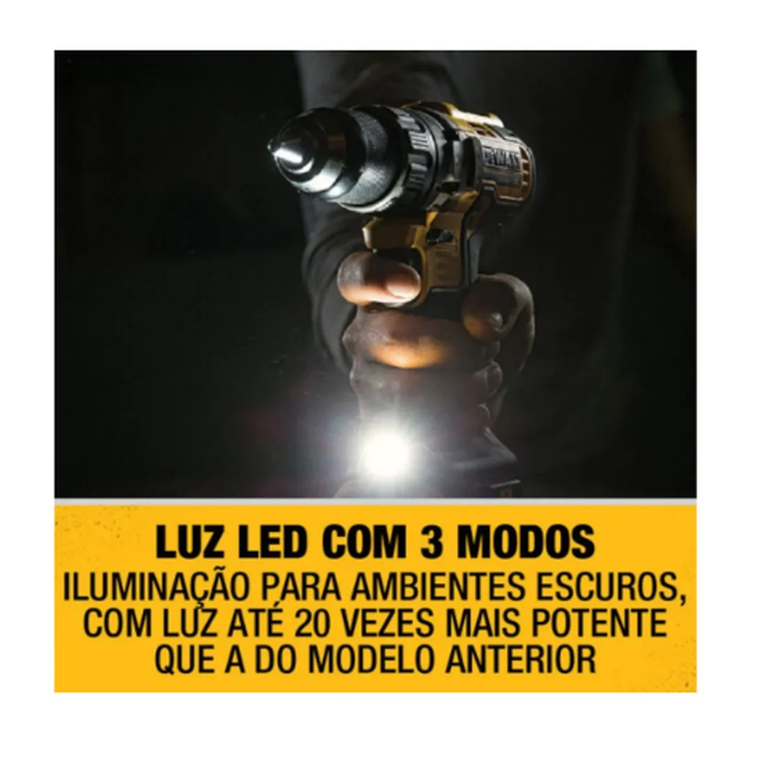 Kit Furadeira/Parafusadeira Impacto 1/2" (13mm) c/Bateria DCD796E1-B2 - DEWALT