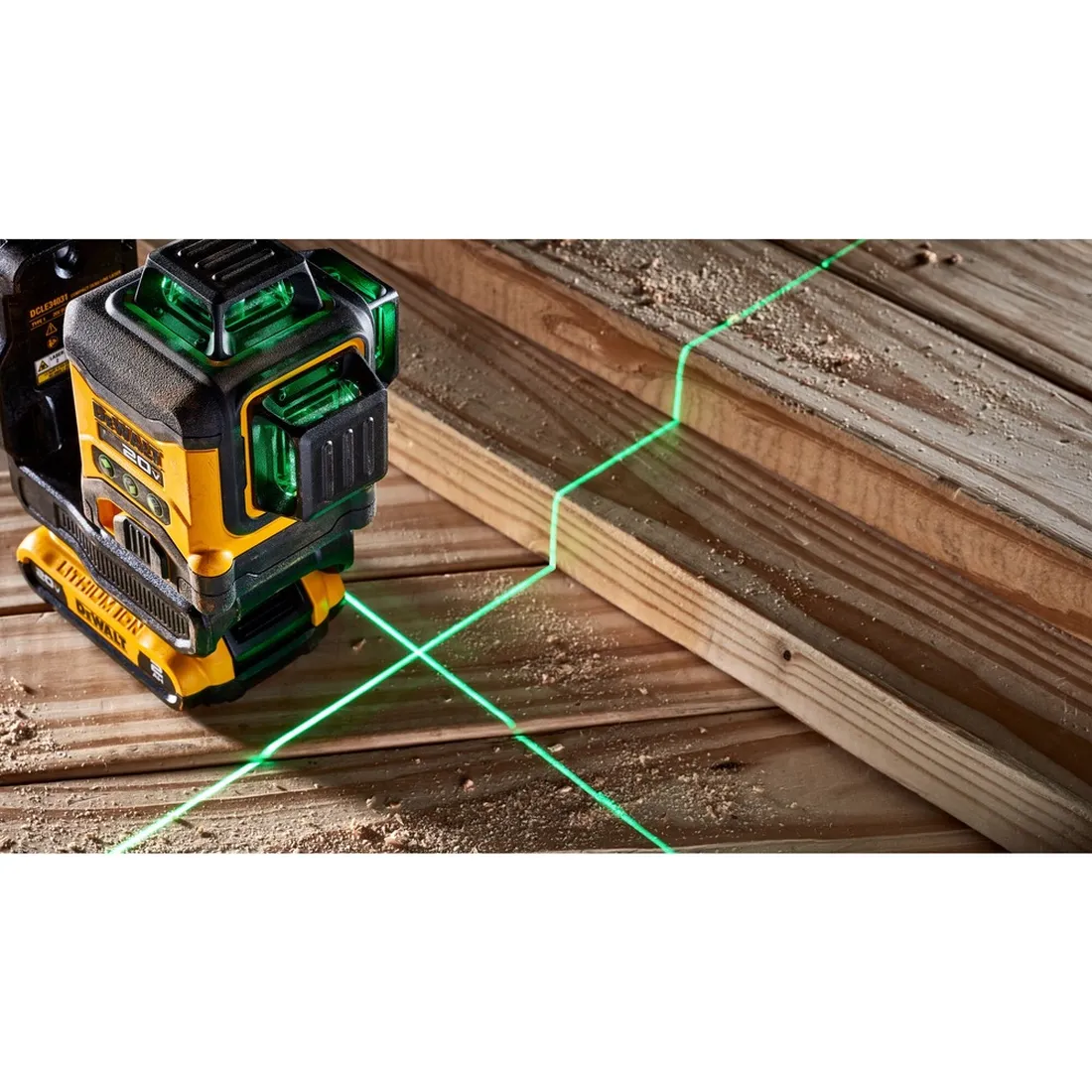 Nível Laser ATOMIC compacto 20V MAX* 3x360 DCLE34031B DEWALT