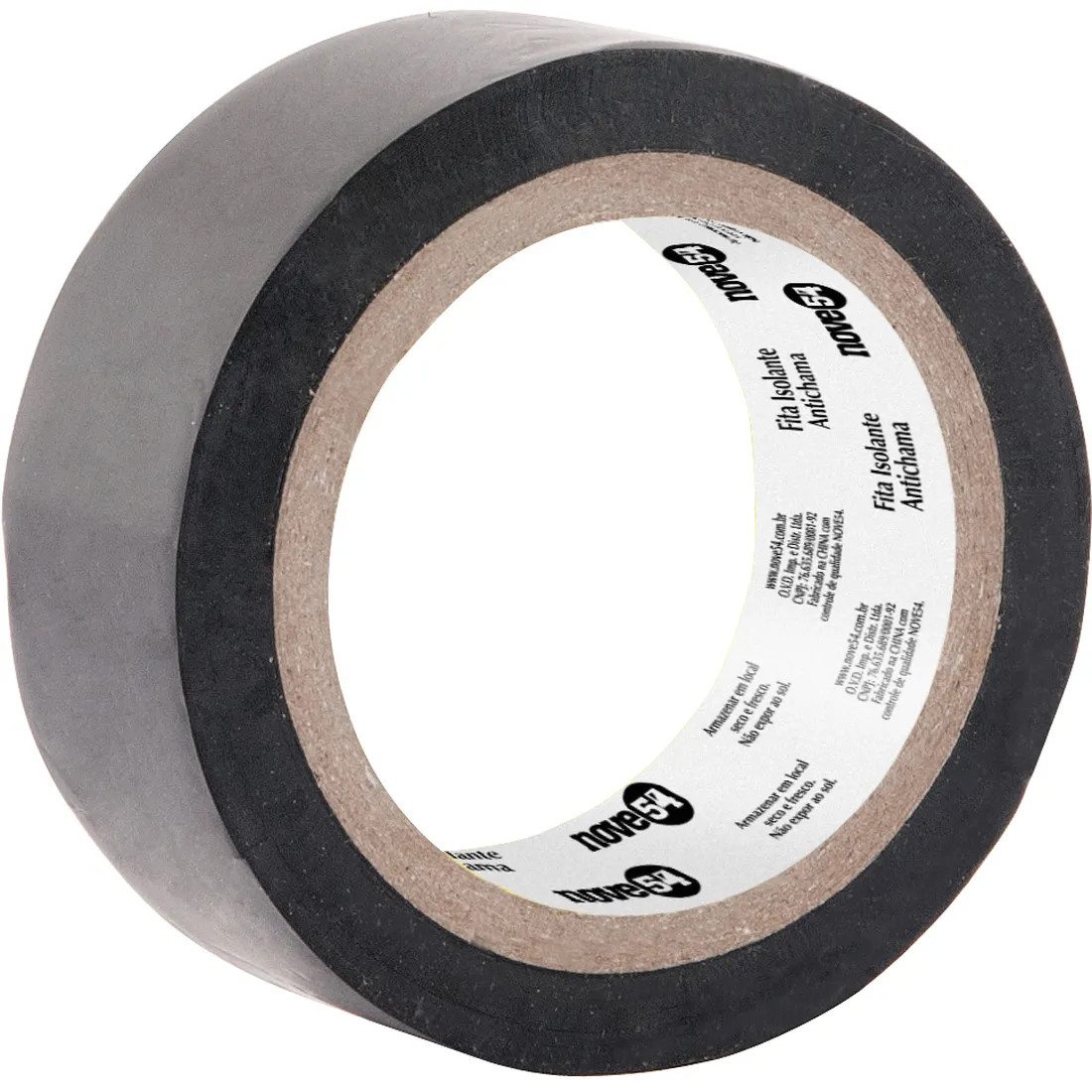 FITA ISOLANTE ANTICHAMA 19 MM X 5 M PRETA NOVE54