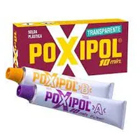 Adesivo Epoxi Transparente 10min - POXIPOL - imagem 1