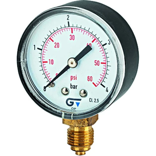Manômetro ar 150Lbs BSP rosca 1/4 DN 53 - GENEBRE