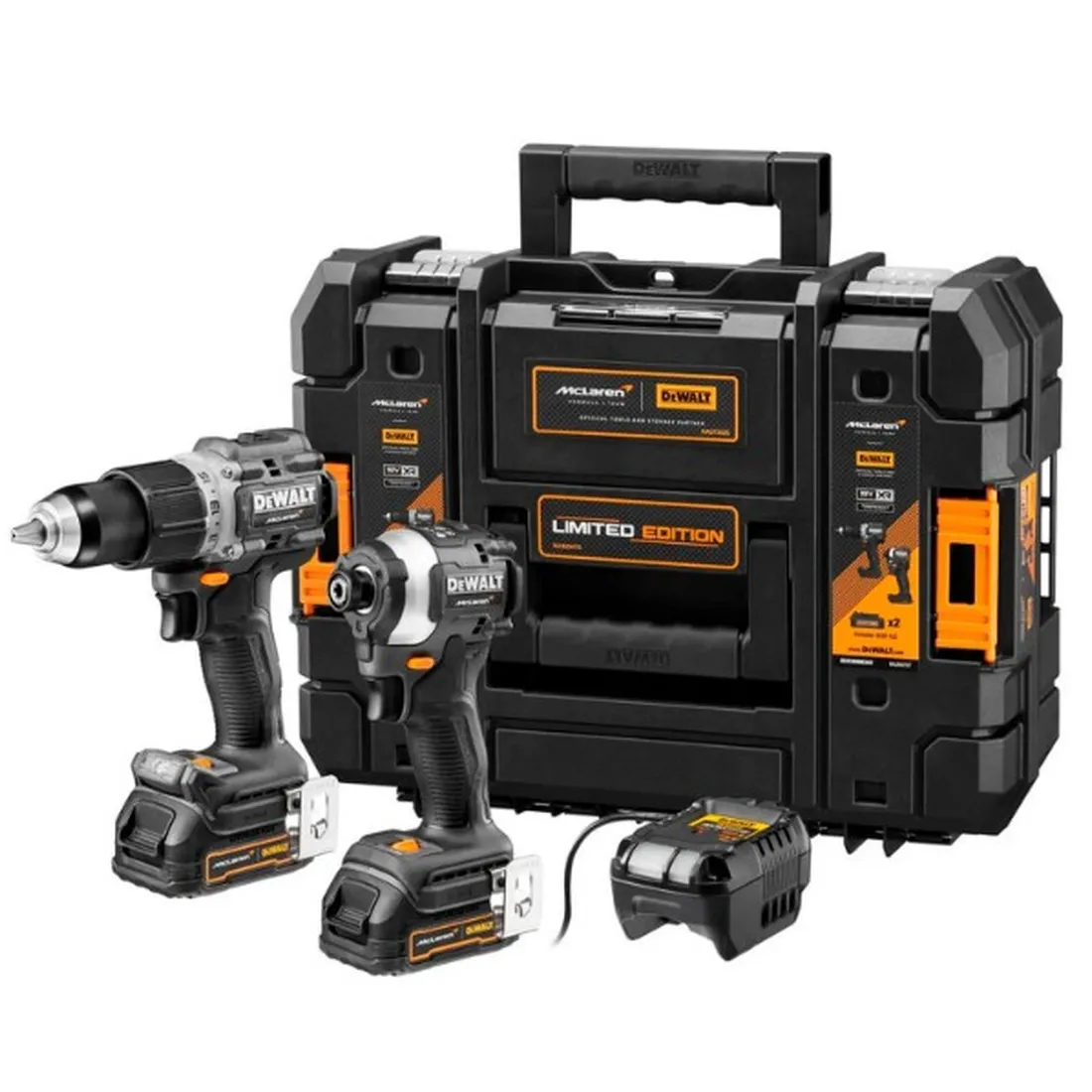 Combo Furadeira   Parafusadeira de Impacto McLaren Edição Limitada - DCK200ME2GT-BR DEWALT