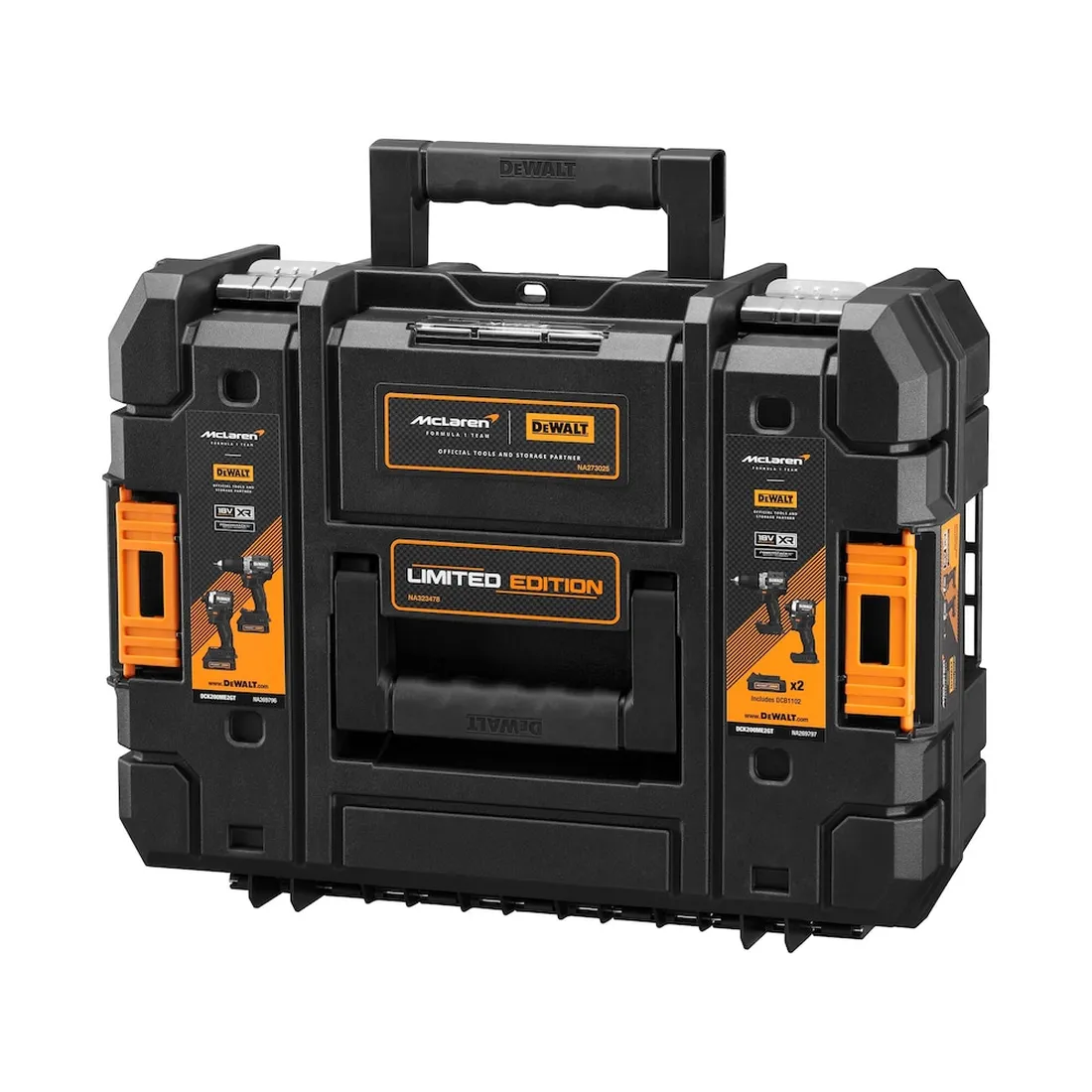 Combo Furadeira   Parafusadeira de Impacto McLaren Edição Limitada - DCK200ME2GT-BR DEWALT