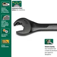 Jogo chave combinada speedy X6 8-17mm 7 Pc. - ST47530 SATA - imagem 4