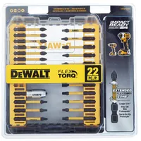 Jogo de bits de impacto  FlexTorq IMPACT READY com sistema ToughCase 22 peças DEWALT DWA2FTS22IR - imagem 2