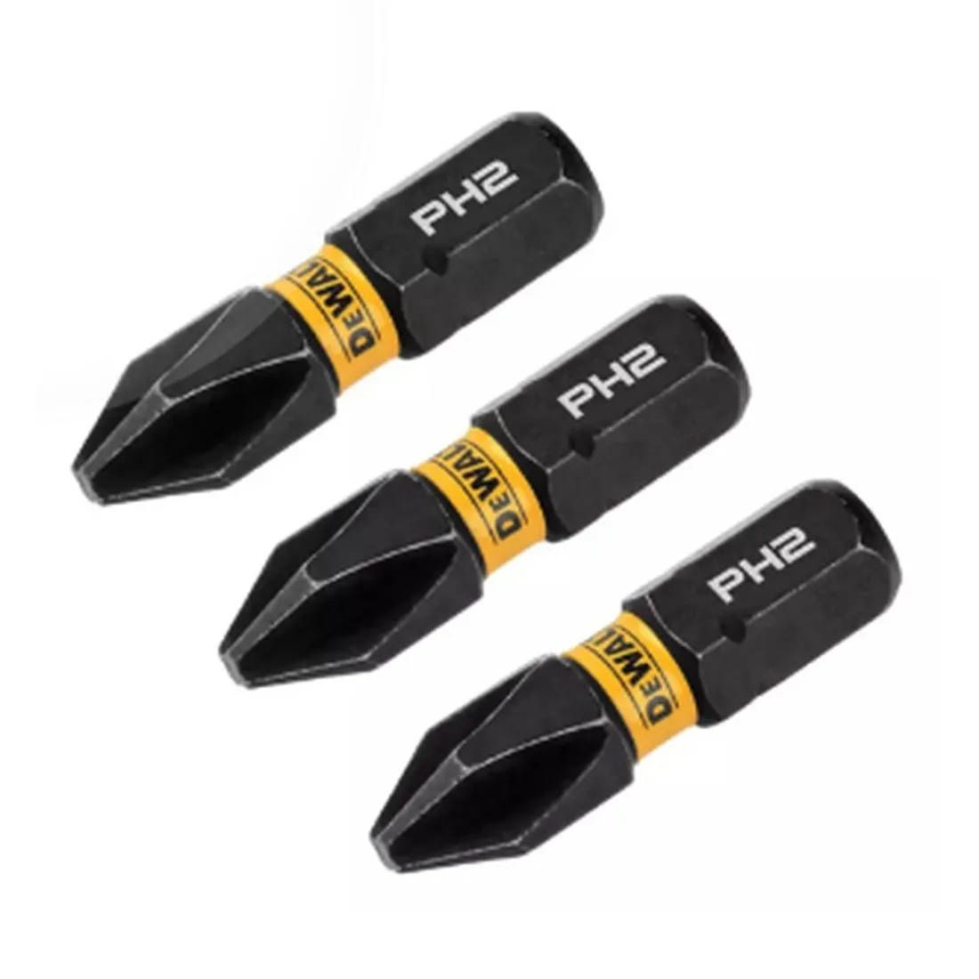 BITS PHILLIPS PH2 FLEXTORQ 1'' (2,5CM) CARTELA COM 3 UNIDADES DWAF1PH2IR3 DEWALT