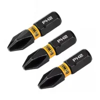 BITS PHILLIPS PH2 FLEXTORQ 1'' (2,5CM) CARTELA COM 3 UNIDADES DWAF1PH2IR3 DEWALT - imagem 2