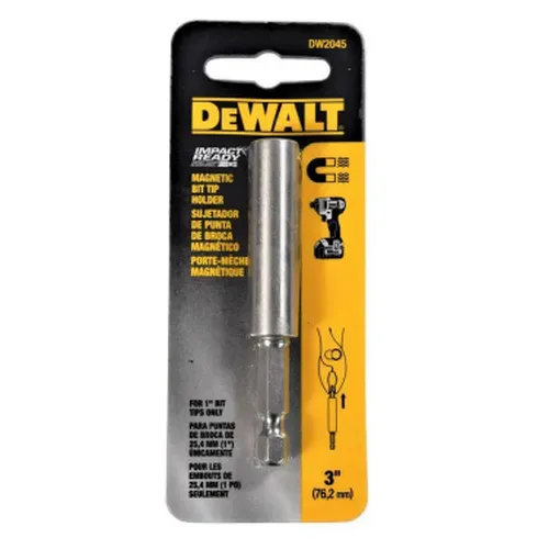 EXTENSÃO MAGNÉTICA PARA BITS 1/4" 3"(7,6CM) DW2045G DEWALT
