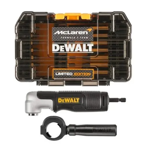 JOGO DE BITS COM ADAPTADOR ANGULAR 33 PEÇAS EDIÇÃO LIMITADA MCLAREN DT70782-QZ DEWALT