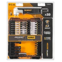JOGO DE BITS COM ADAPTADOR ANGULAR 33 PEÇAS EDIÇÃO LIMITADA MCLAREN DT70782-QZ DEWALT - imagem 3