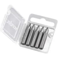 CARTELA DE BITS PHILLIPS PH2 1/4" 38MM  C/ 5 PEÇAS VONDER - imagem 3