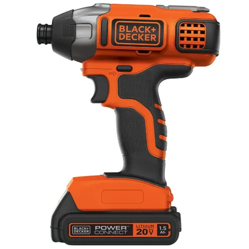 PARAFUSADEIRA IMPACTO 1/4 20V C/ 1 BATERIA E CARREGADOR 155NM BDCI20C BLACK DECKER