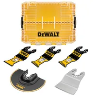 JOGO DE 5 ACESSORIOS PARA MULTIFERRAMENTA OSCILANTE COM ESTOJO DWA425GSET DEWALT - imagem 1
