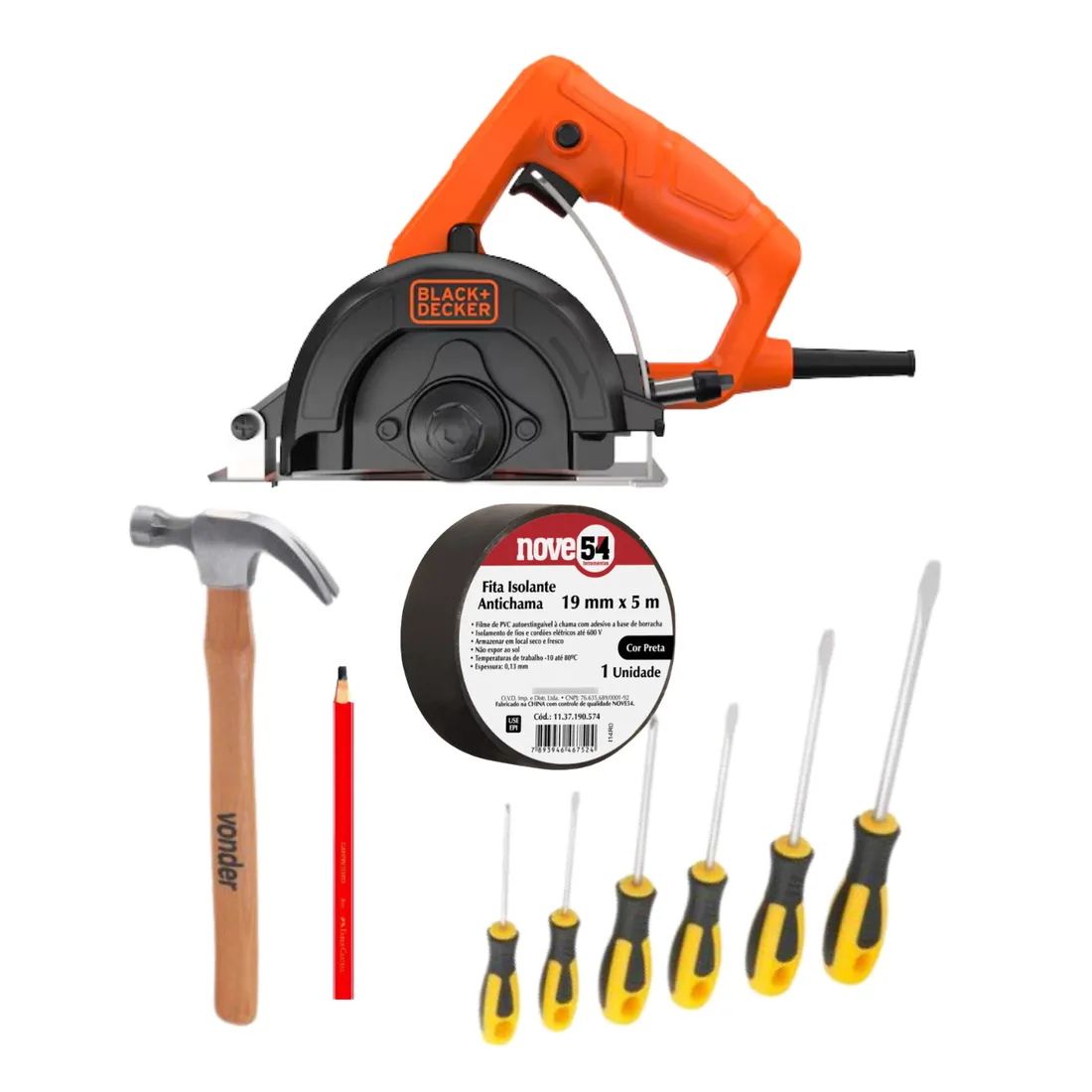 KIT: FERRAMENTAS PARA SERVIÇOS DOMÉSTICOS (MARIDO DE ALUGUEL)