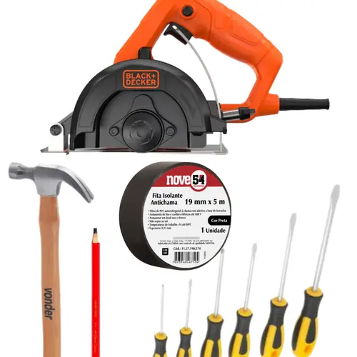 KIT: FERRAMENTAS PARA SERVIÇOS DOMÉSTICOS (MARIDO DE ALUGUEL)