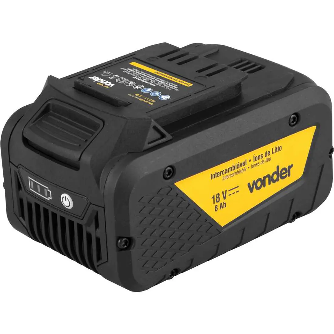 Bateria 18 V íons de lítio linha intercambiável 8 Ah IBV 1880 VONDER - imagem 1