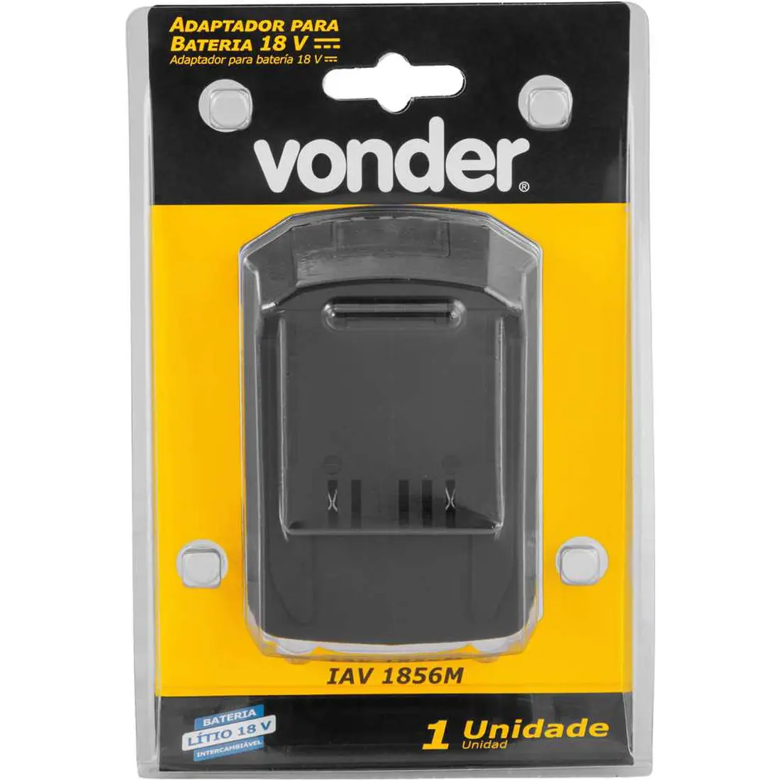 Adaptador para Bateria 18 V Linha Intercambiável IAV 1856M VONDER - imagem 4