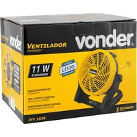 Ventilador bateria intercambiável de 18 V sem bateria e carregador IVV 1838 VONDER - imagem 4