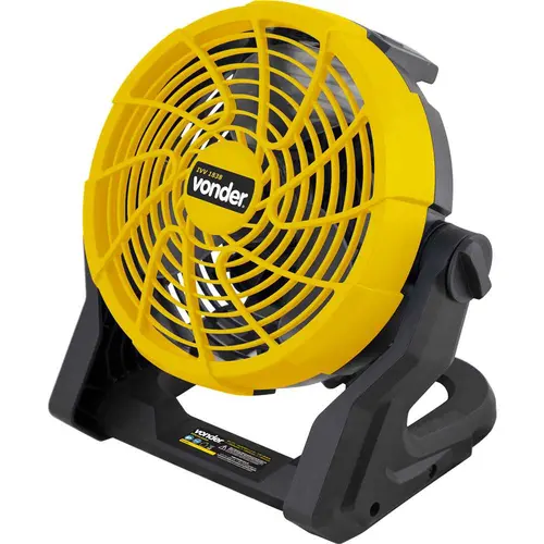 Ventilador bateria intercambiável de 18 V sem bateria e carregador IVV 1838 VONDER