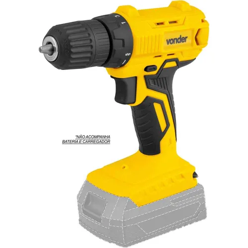 Parafusadeira furadeira bateria intercambiável 18 V sem bateria e carregador IPFV 1851 VONDER