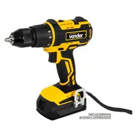 Parafusadeira/furadeira de impacto bateria intercambiável de 18 V sem bateria e carregador IPFV 1819I VONDER - imagem 2