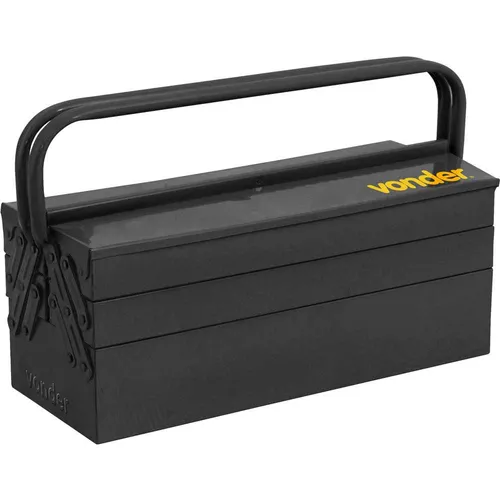 Caixa metálica sanfonada para ferramentas 5 gavetas 50 cm x 19 cm x 20 cm VONDER