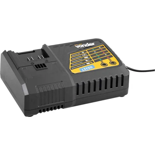 Carregador de bateria 18 V BIVOLT intercambiável carregamento rápido ICBV 1806 VONDER 