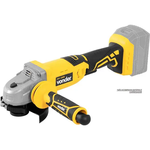 Esmerilhadeira 4.1/2" bateria intercambiável 18 V sem bateria e carregador IEV 1808 VONDER