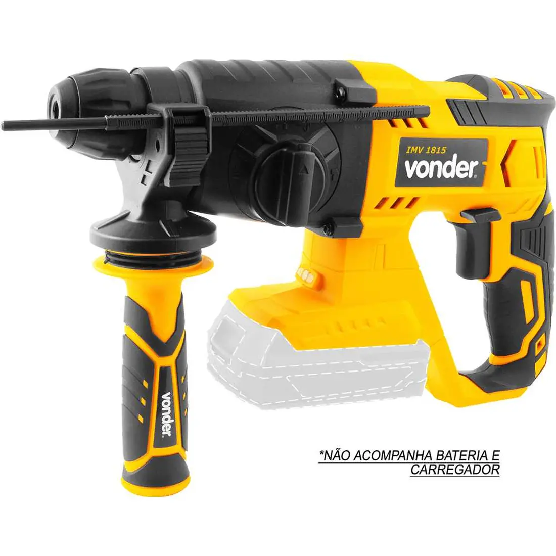 Martelete perfurador e rompedor bateria intercambiável de 18 V sem bateria sem carregador IMV 1815 VONDER  - imagem 3