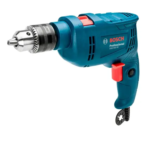 Furadeira de impacto GSB 550 RE 550W + 14 acessórios BOSCH