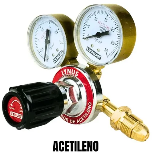 REGULADOR DE PRESSÃO ACETILENO LYNUS