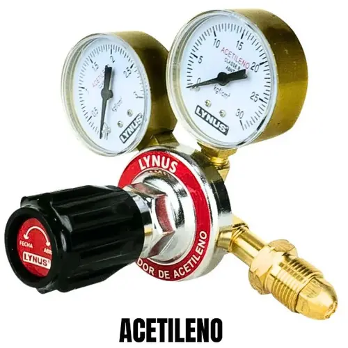 REGULADOR DE PRESSÃO ACETILENO LYNUS