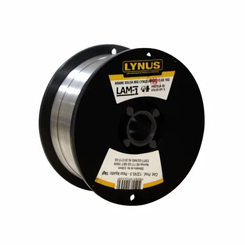 ARAME DE SOLDA MIG S/ GÁS 1MM 1KG LAM 1.1 AWS E71T-GS LYNUS