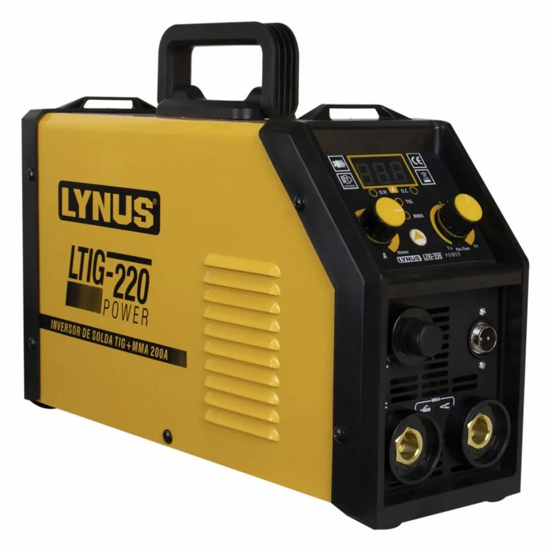 INVERSOR DE SOLDA TIG/MMA 200A C/ TOCHA 220V LTIG-220 LYNUS