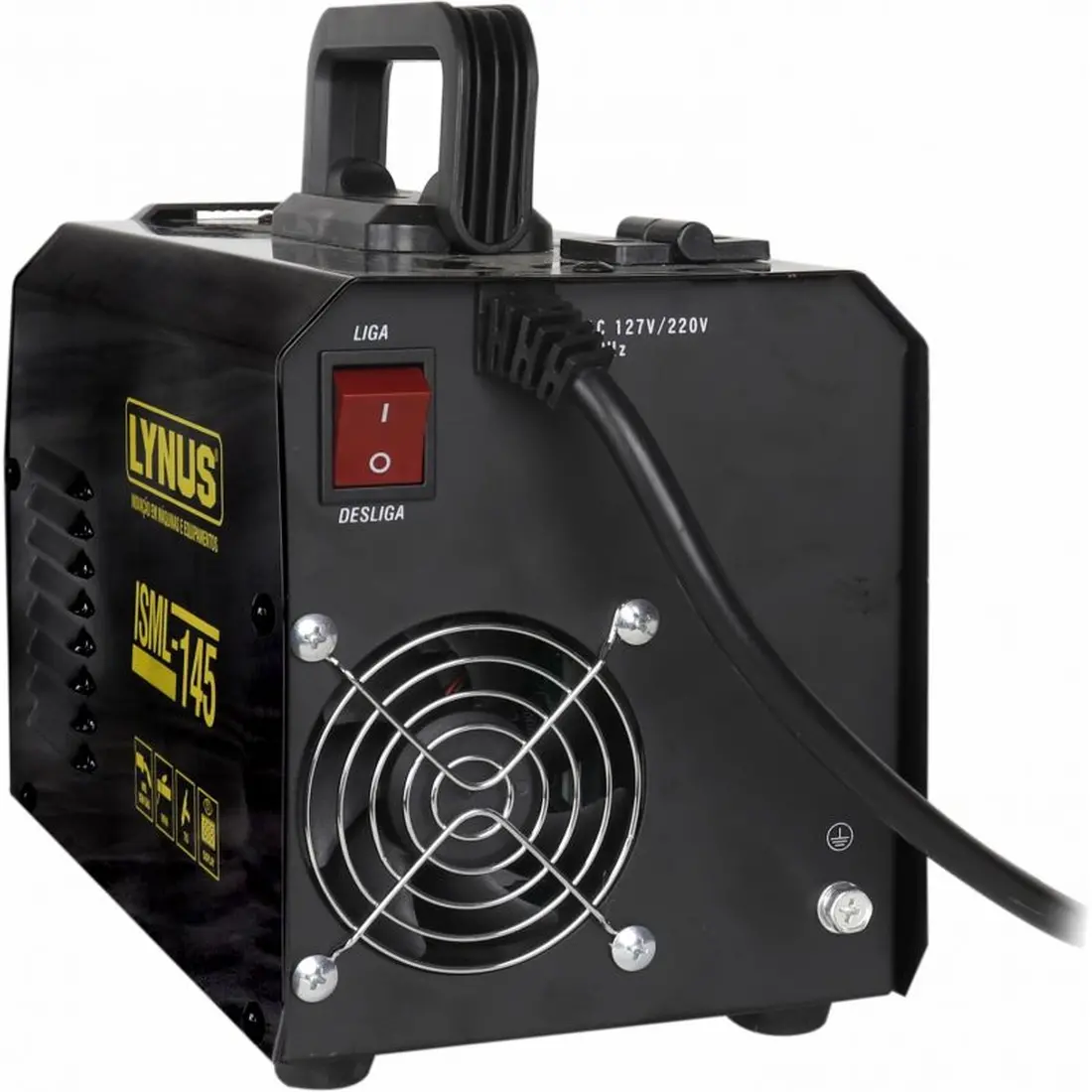 INVERSORA DE SOLDA MULTIPROCESSOS MIG-MMA-TIG 120A BIIVOLT ISML-145 LYNUS