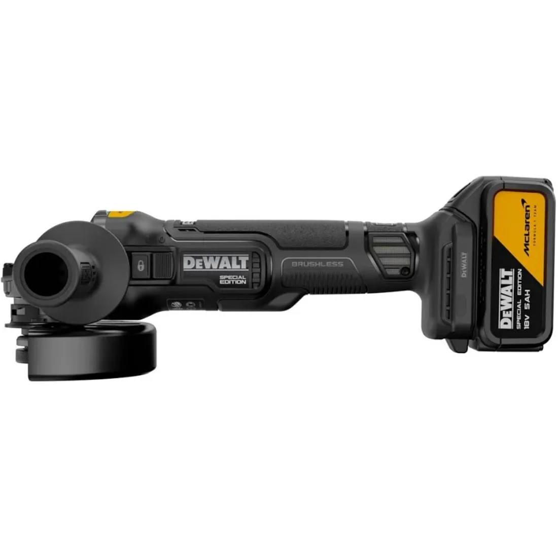 Esmerilhadeira angular 20V kit F1 Mclaren Edição especial DCG45MP2T Dewalt