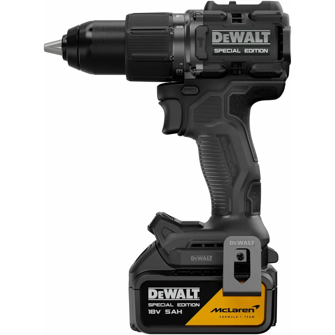 Parafusadeira/Furadeira impacto 20V kit edição especial F1 Mclaren DCD86MP2T-BR Dewalt