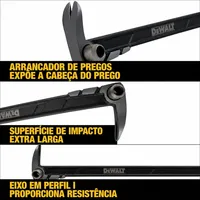 Barra saca pregos de precisão 10" DWHT55524 Dewalt - imagem 4