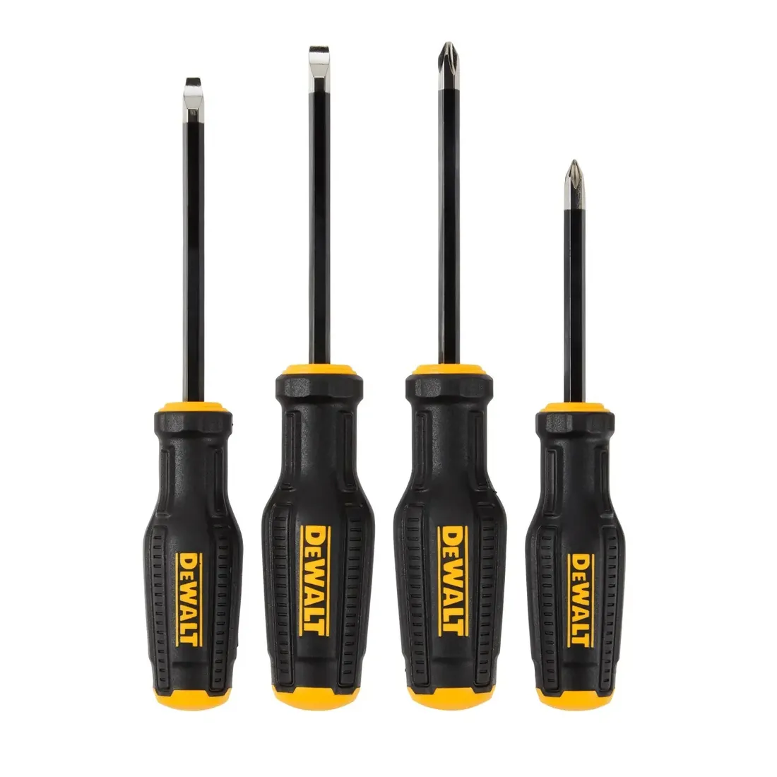 Jogo de chave de fenda e phillips cabo emborrachado 4 pçs DWHT65101 Dewalt