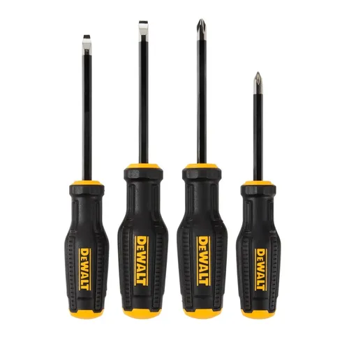 Jogo de chave de fenda e phillips cabo emborrachado 4 pçs DWHT65101 Dewalt