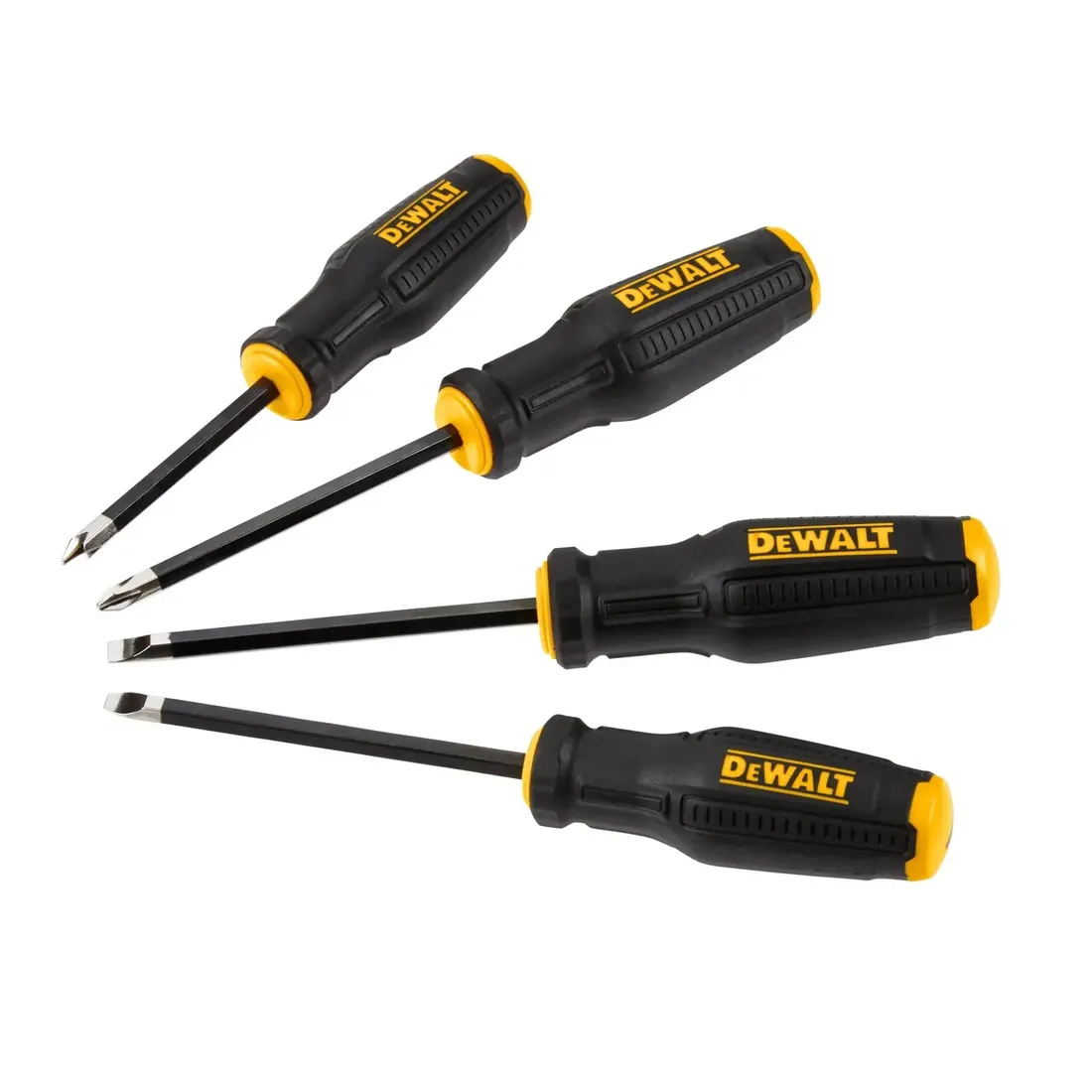Jogo de chave de fenda e phillips cabo emborrachado 4 pçs DWHT65101 Dewalt