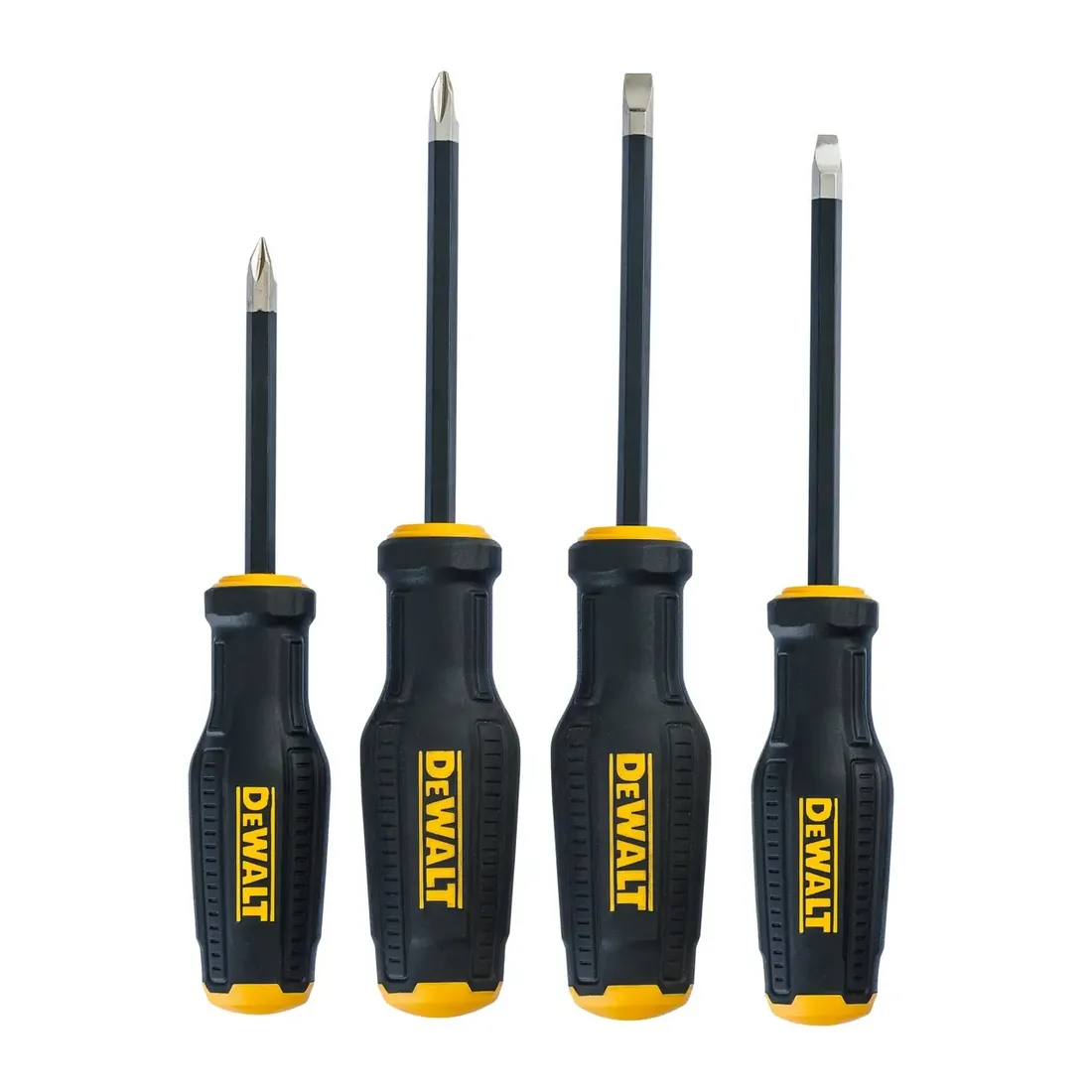 Jogo de chave de fenda e phillips cabo emborrachado 4 pçs DWHT65101 Dewalt