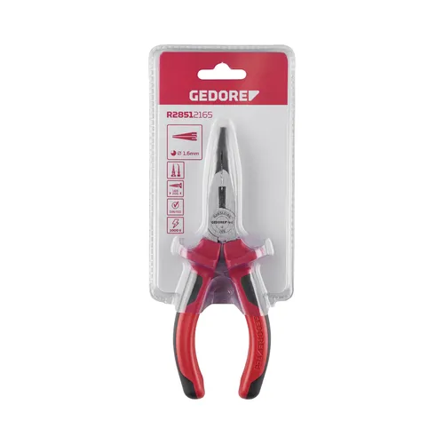 Alicate tipo telefone bico curvo 6.1/2" R28512165 Gedore Red