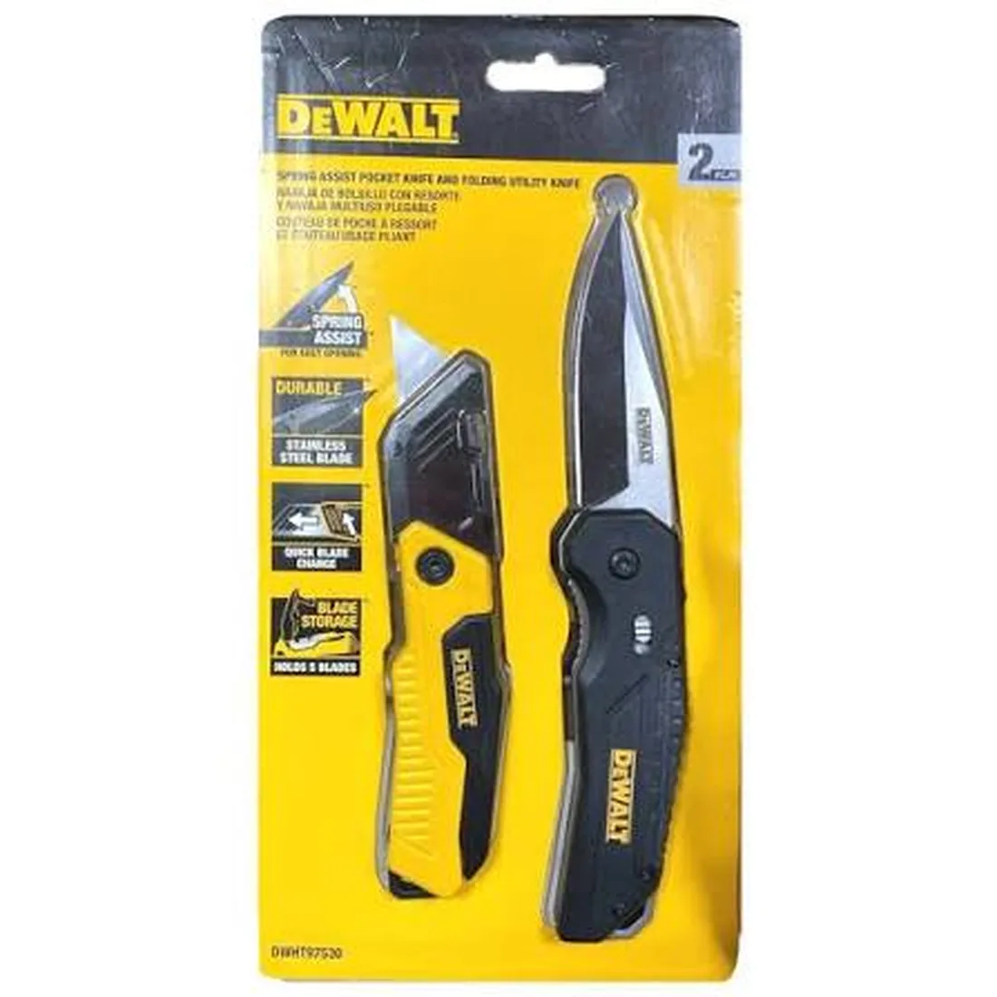 Jogo canivete e estilete de bolso DWHT97530 Dewalt