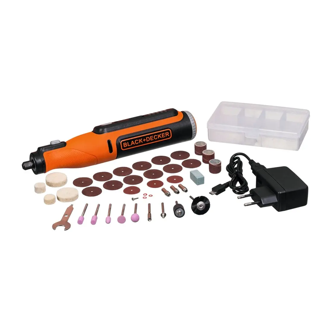 Kit Micro Retífica a bateria 8V com 35 Acessórios BCRT8K35 BLACK DECKER - imagem 4