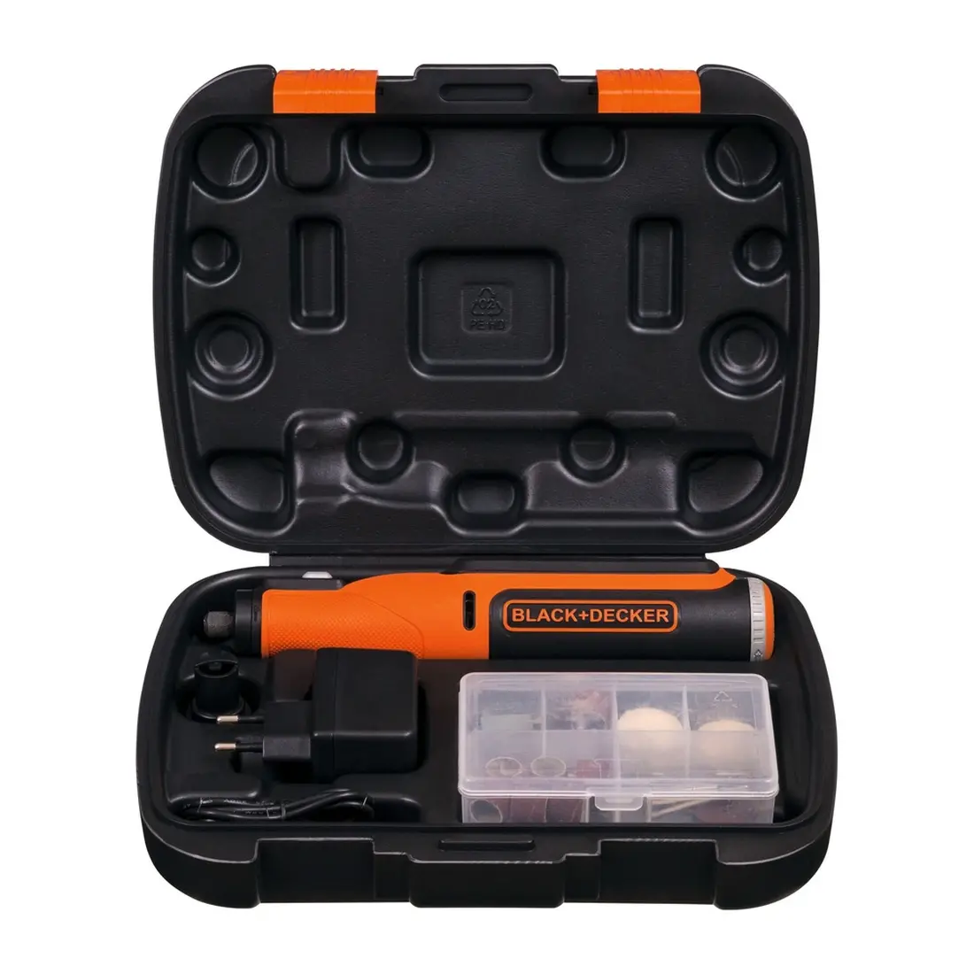 Kit Micro Retífica a bateria 8V com 35 Acessórios BCRT8K35 BLACK DECKER - imagem 3